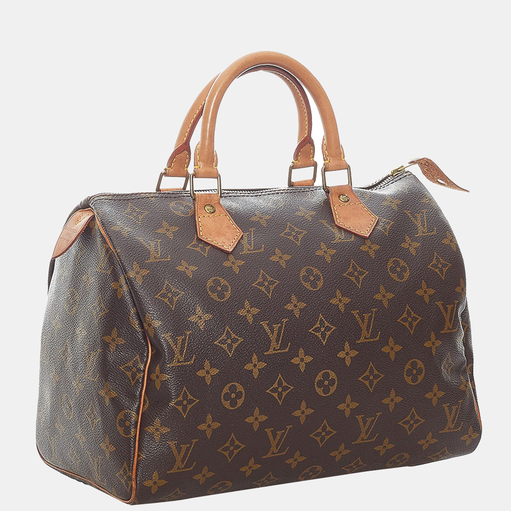 

Louis Vuitton Brown Monogram Speedy 30