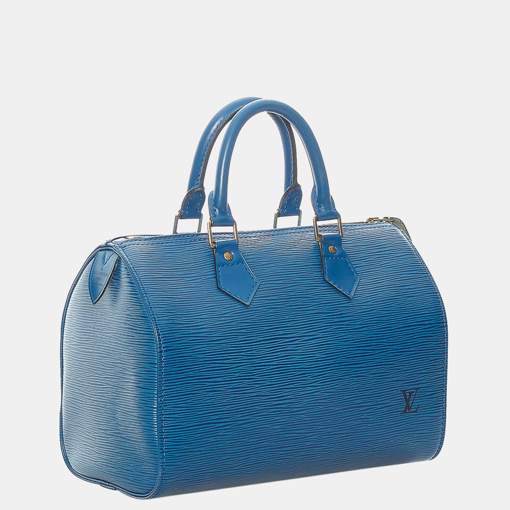 

Louis Vuitton Blue Epi Speedy 30