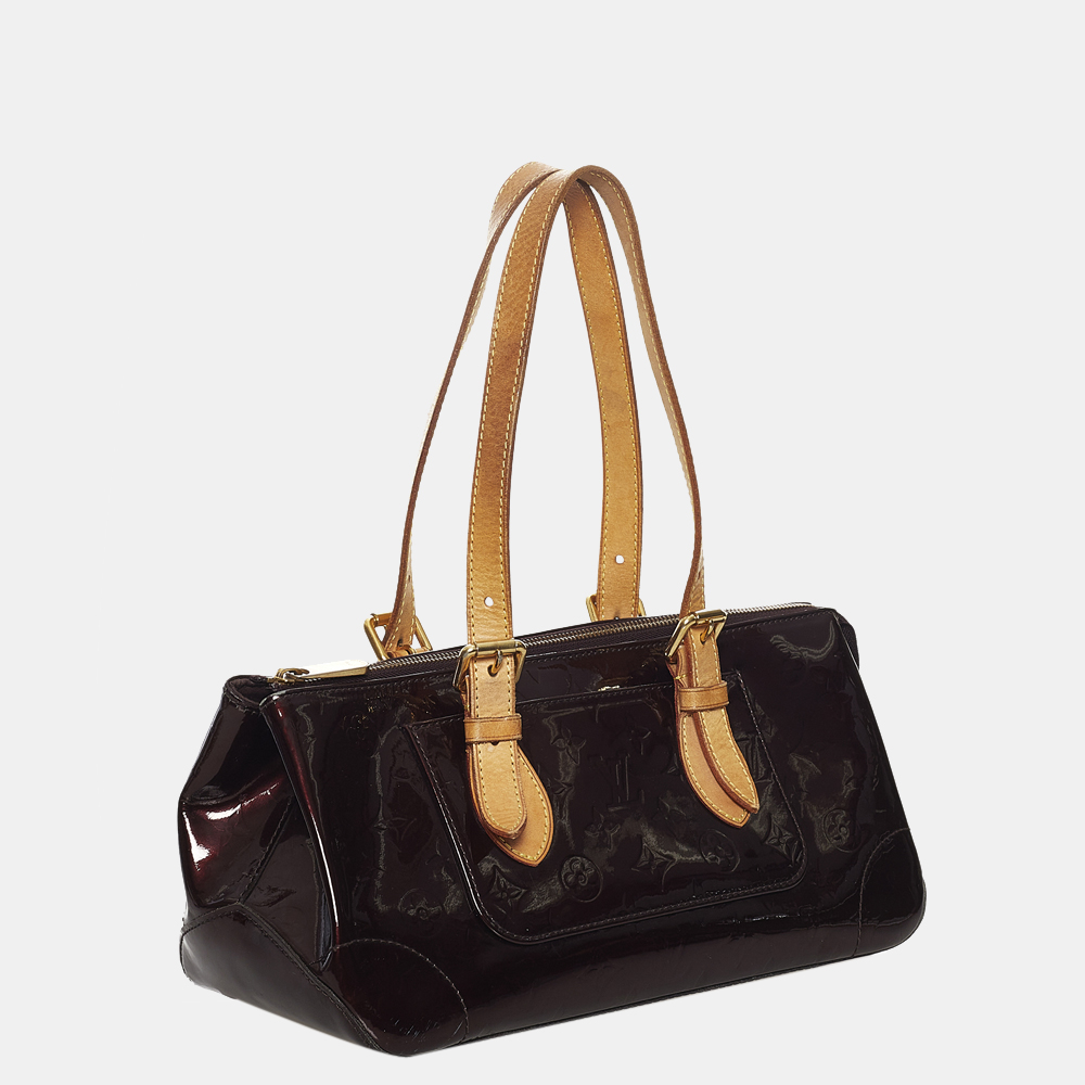 

Louis Vuitton Brown/Red Vernis Rosewood