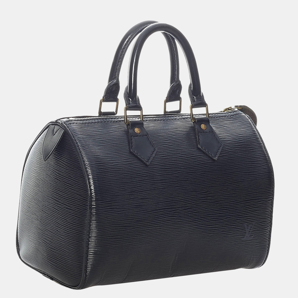 

Louis Vuitton Black Epi Speedy 25