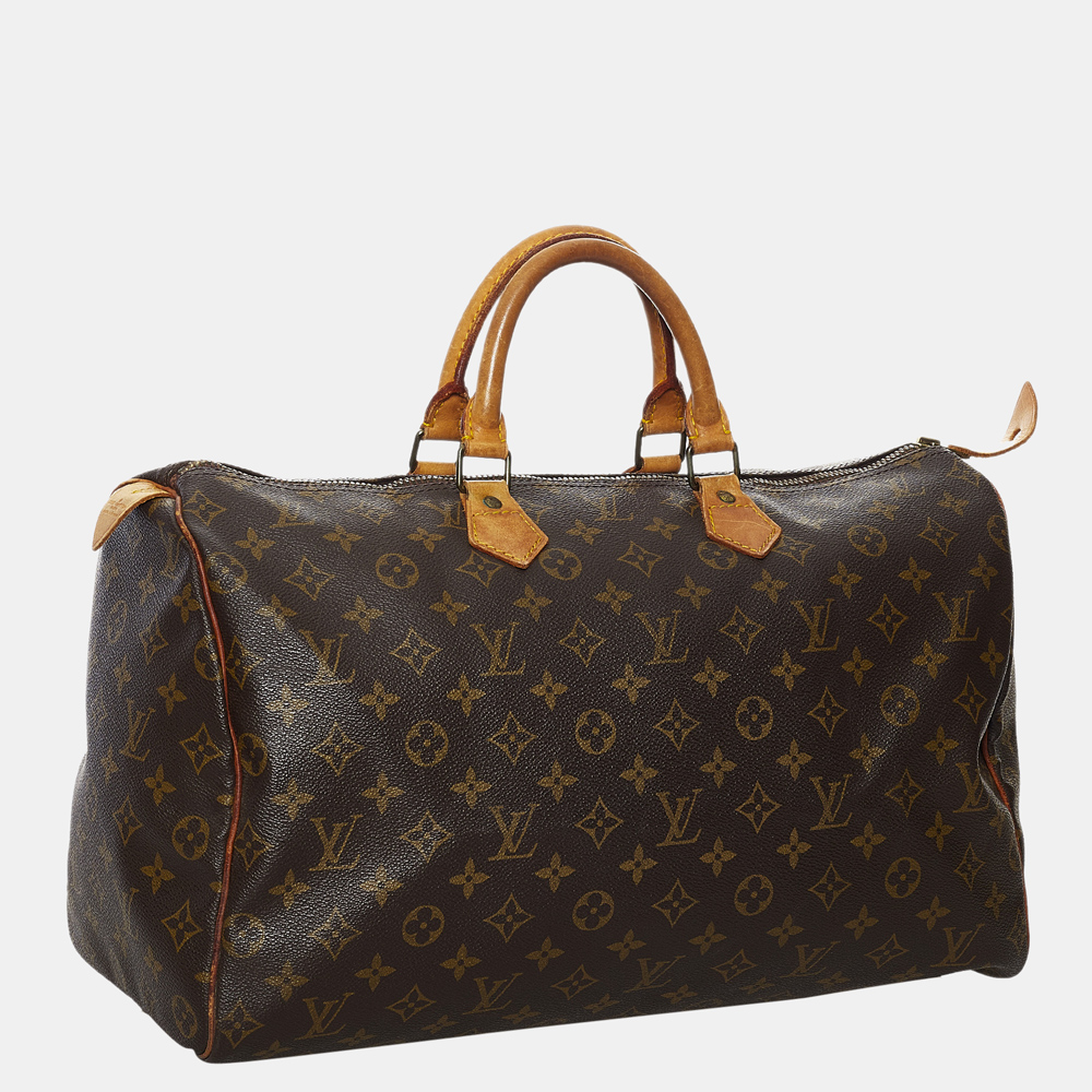 

Louis Vuitton Brown Monogram Speedy 40