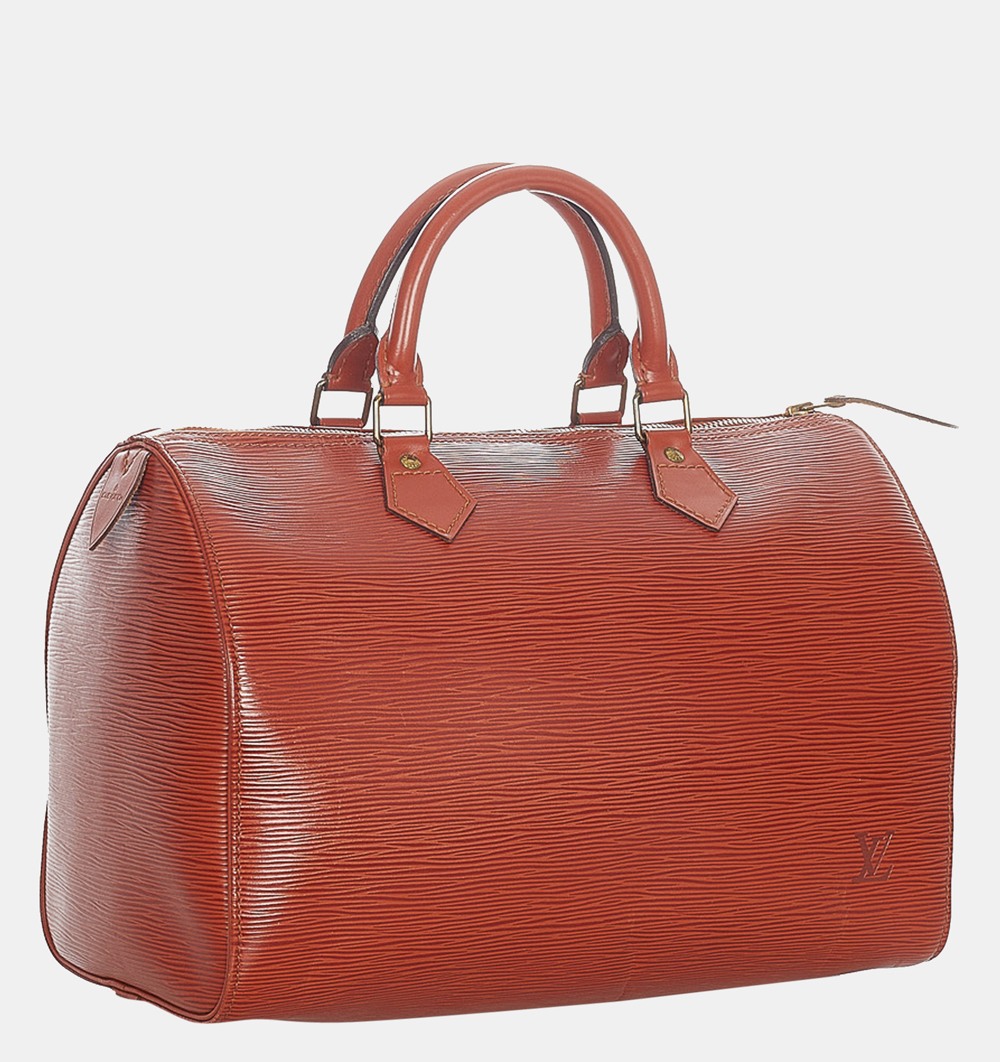 

Louis Vuitton Brown Epi Speedy 30