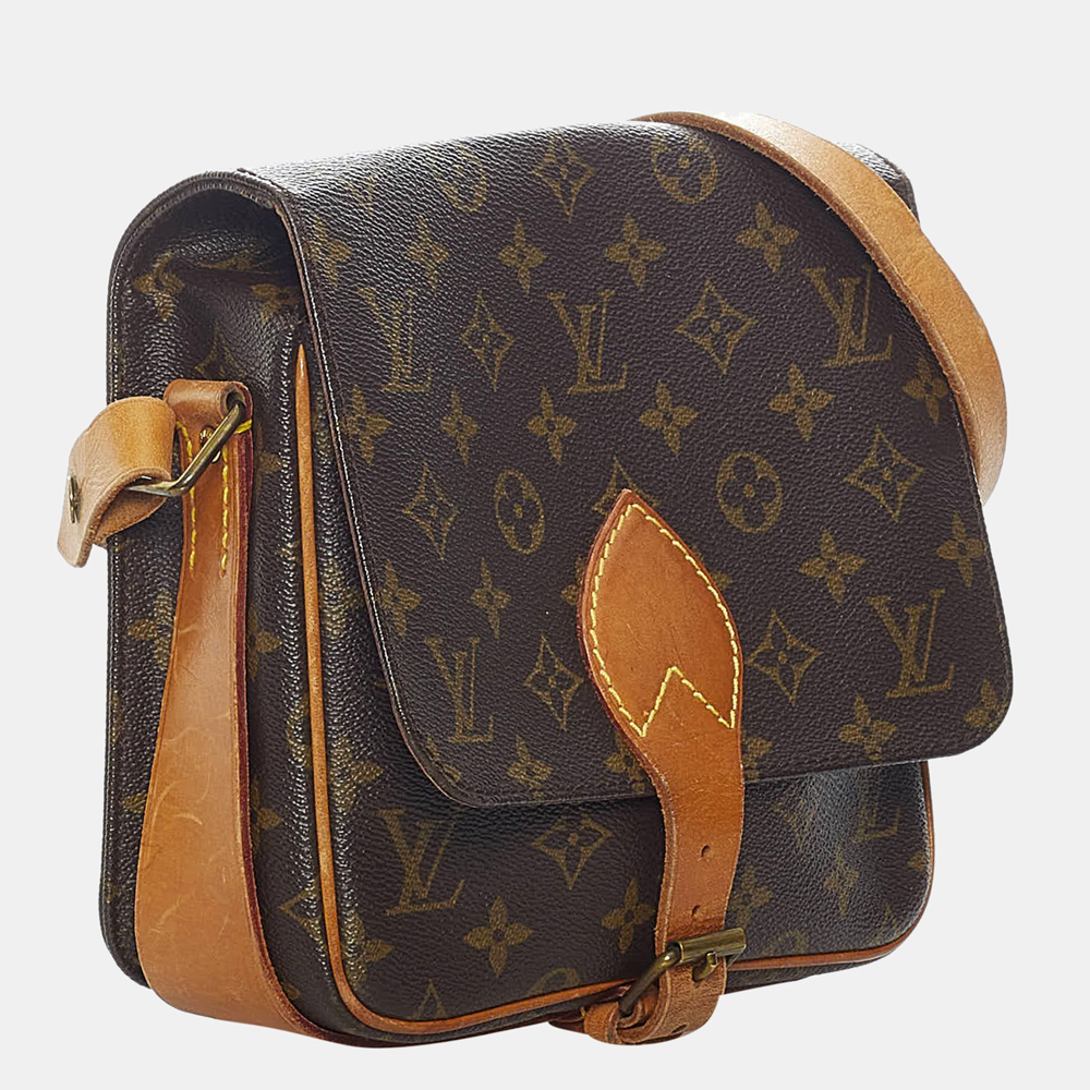 

Louis Vuitton Monogram Cartouchiere MM, Brown