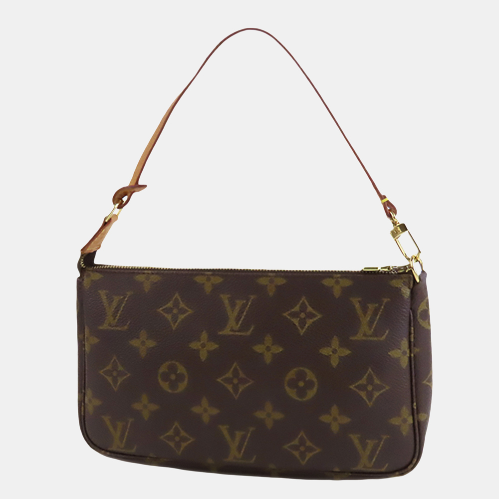 

Louis Vuitton Brown Monogram Pochette Accessoires