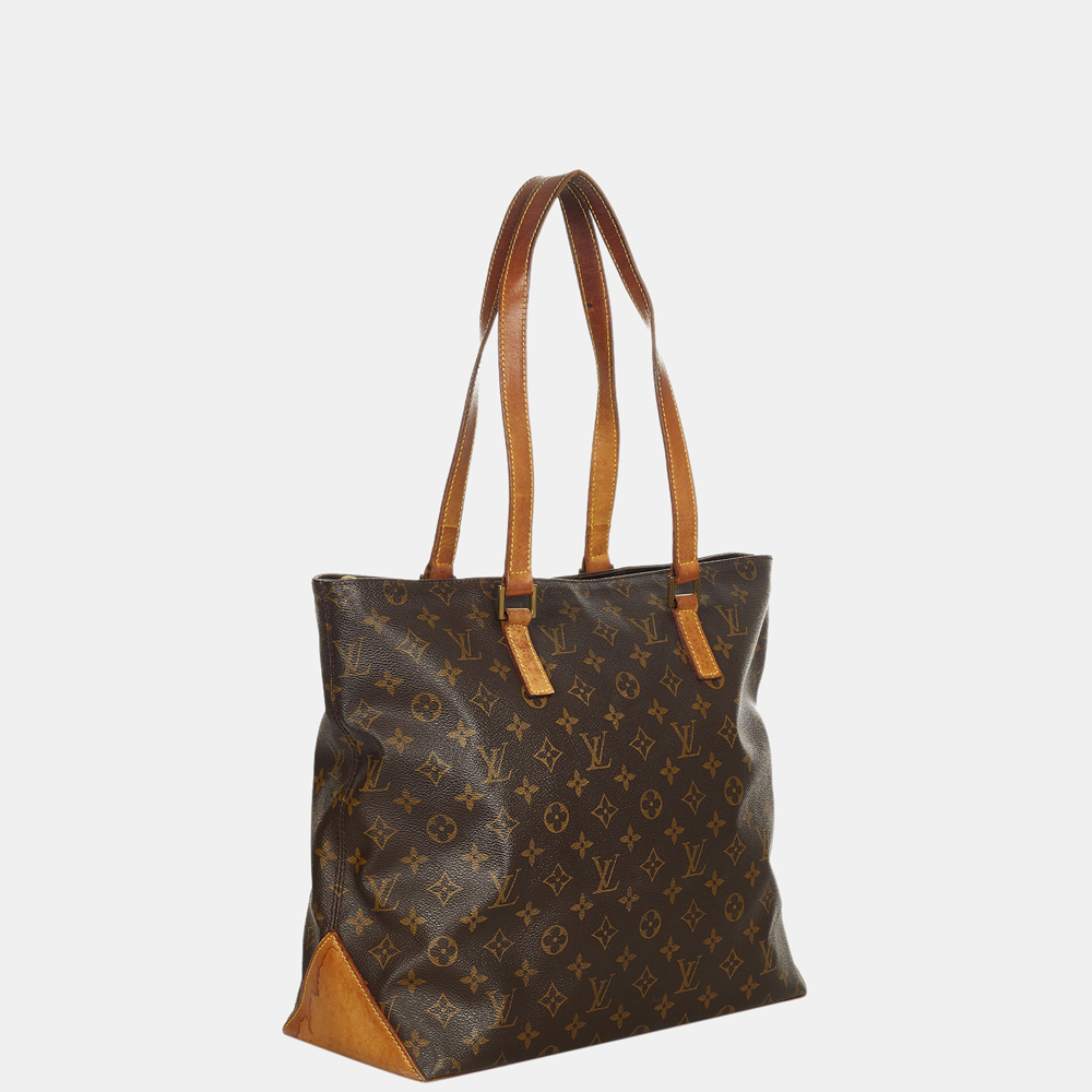 

Louis Vuitton Brown Monogram Cabas Mezzo