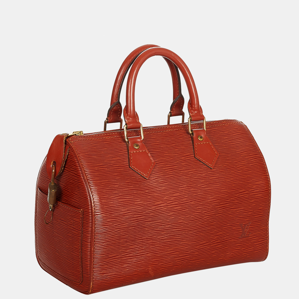 

Louis Vuitton Brown Epi Speedy 30