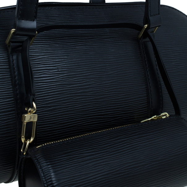Louis Vuitton Epi Soufflot with Pouch M52222 Black Leather Pony-style  calfskin ref.945922 - Joli Closet