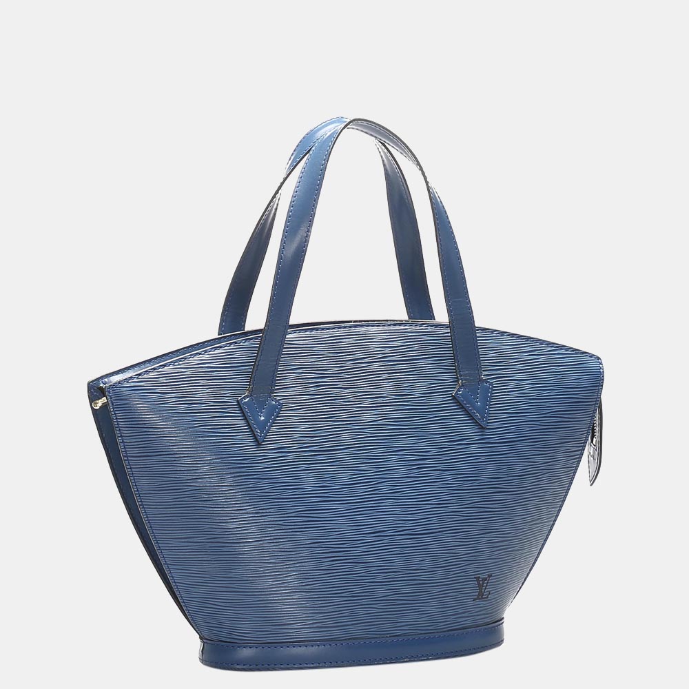 

Louis Vuitton Blue Epi Saint Jacques PM Short Strap