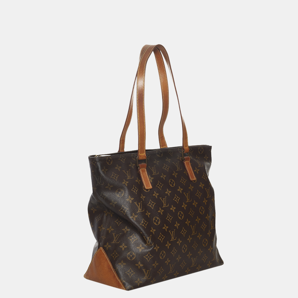 

Louis Vuitton Brown Monogram Cabas Mezzo