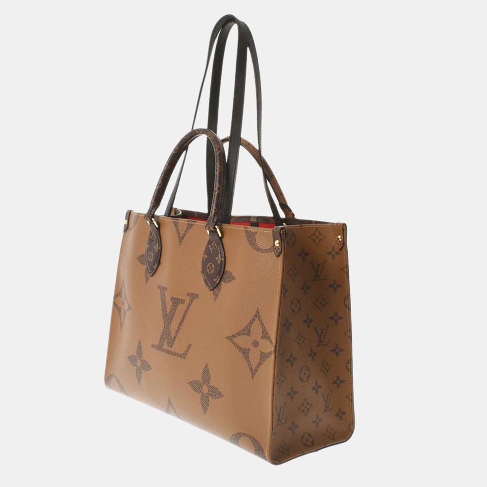 

Louis Vuitton Brown Monogram Canvas On the Go MM Bag
