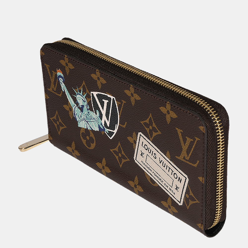 

Louis Vuitton Monogram Canvas My LV World Tour Zippy Wallet, Brown
