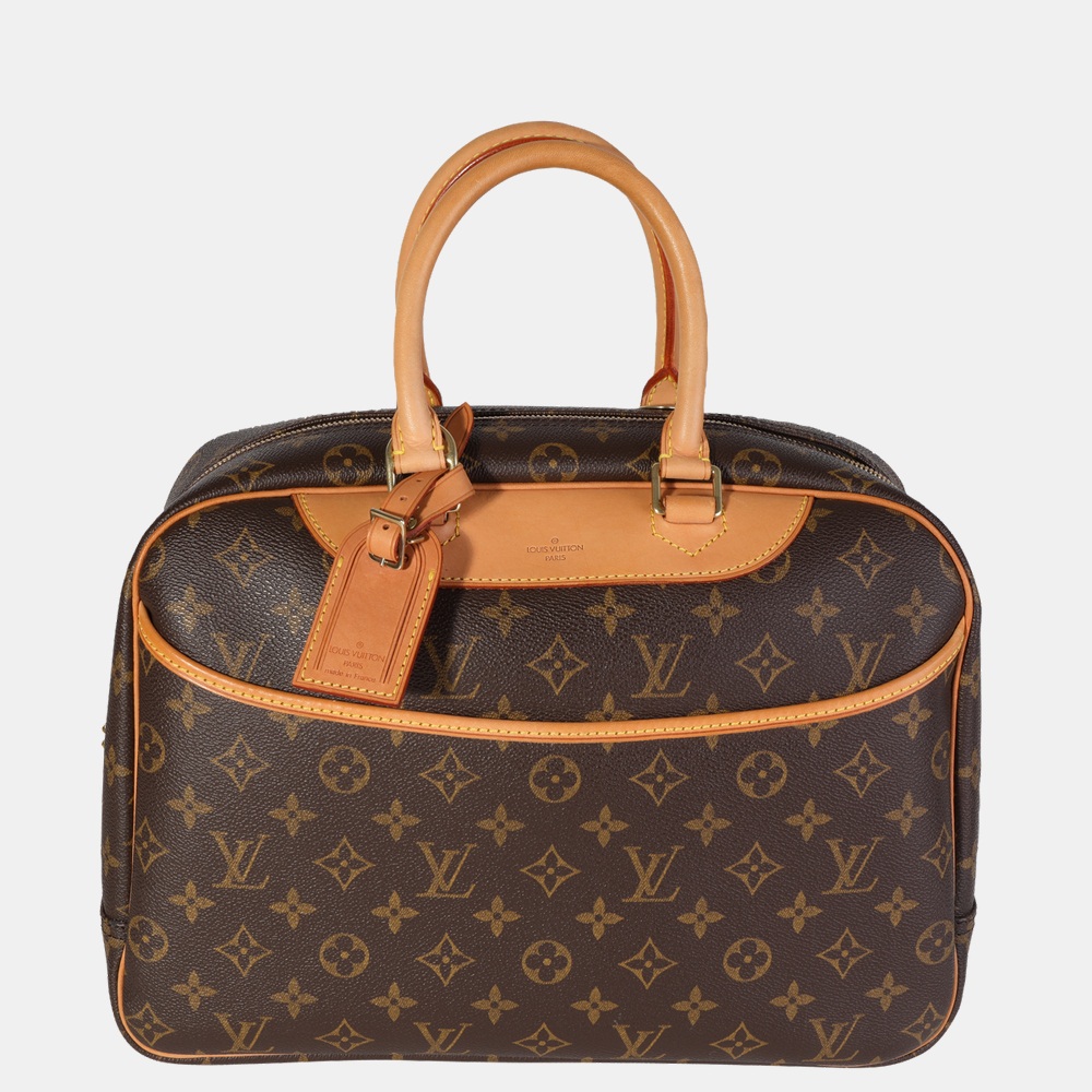 

Louis Vuitton Monogram Canvas Deauville Bag, Brown