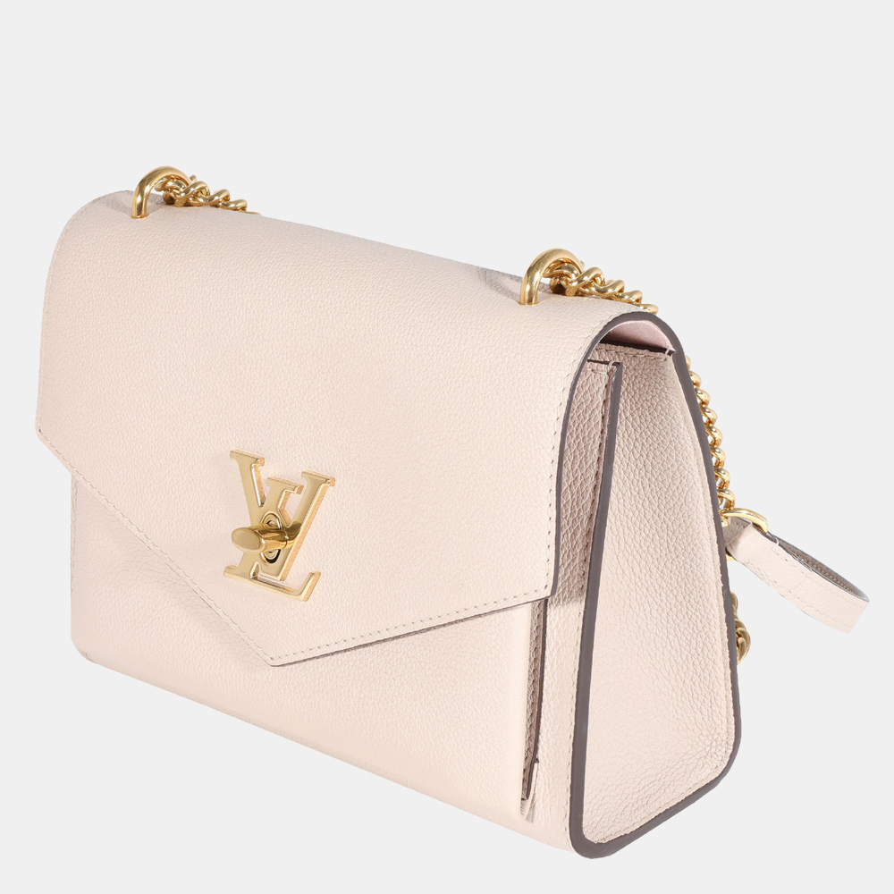 

Louis Vuitton Galet Grained Calfskin MyLockme Chain Bag, Pink