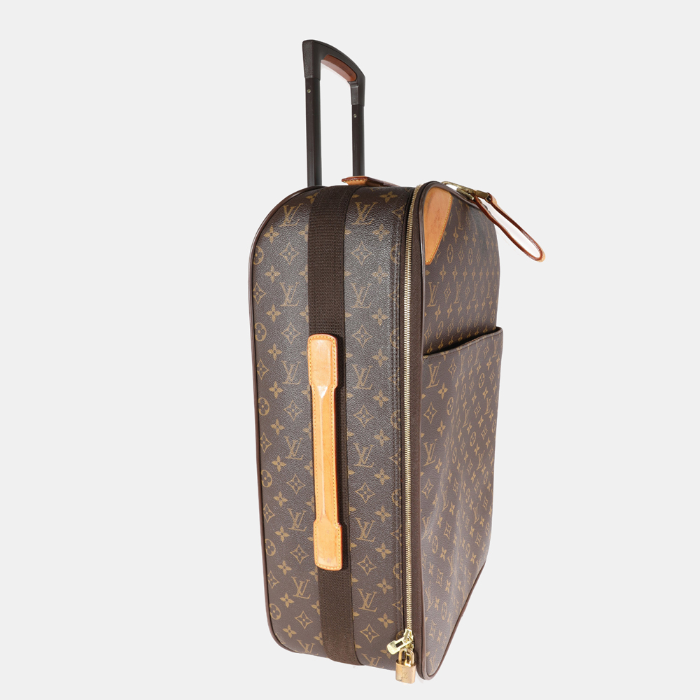 

Louis Vuitton Monogram Canvas Pegase 55 Suitcase, Brown