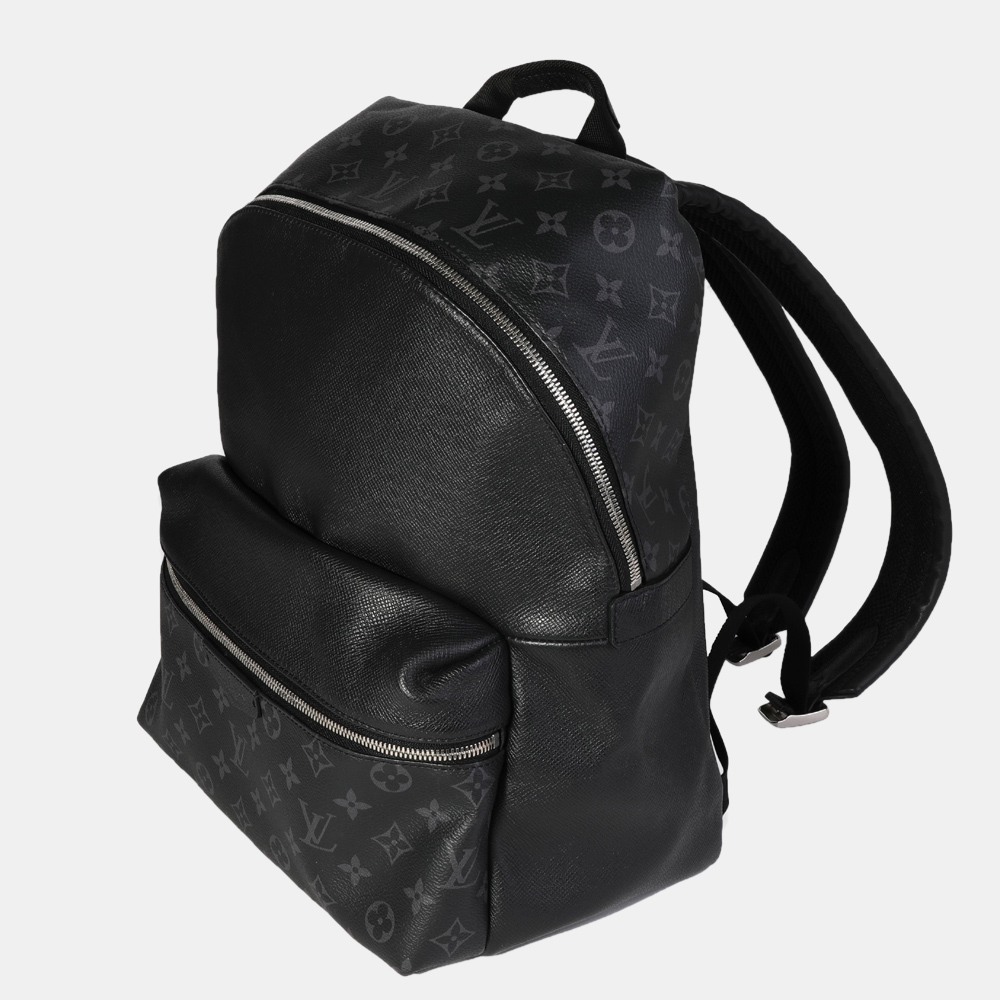

Louis Vuitton Monogram Eclipse Taiga Leather Discovery Backpack, Black