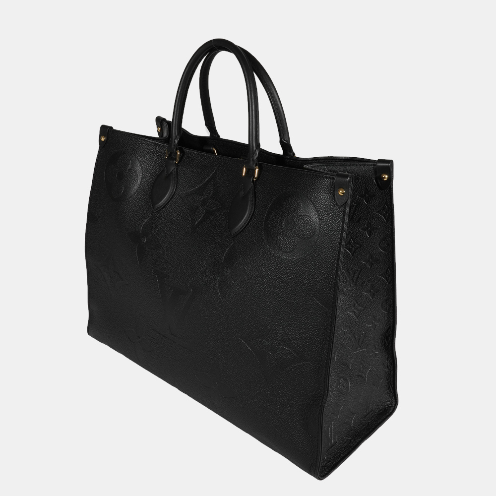 

Louis Vuitton Black Monogram Empreinte Onthego GM Bag