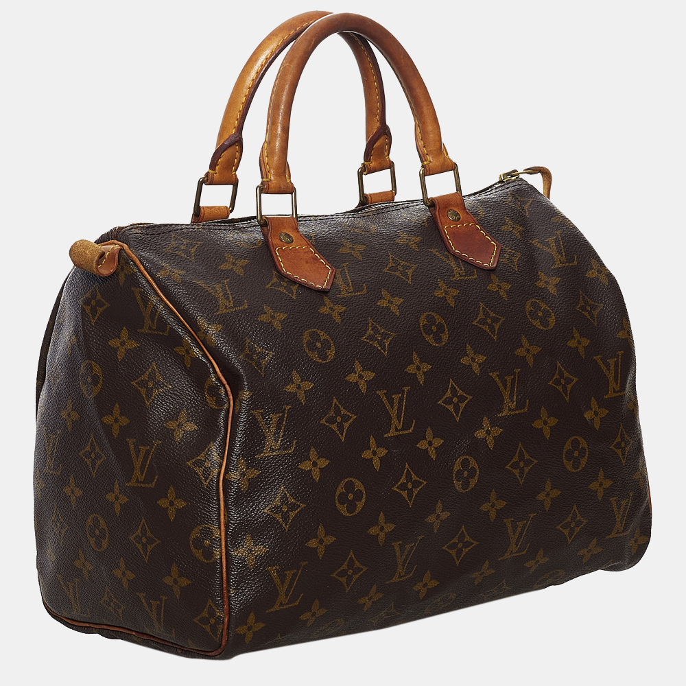 

Louis Vuitton Brown Monogram Speedy 30