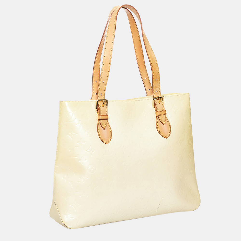 

Louis Vuitton Brown/White Vernis Brentwood