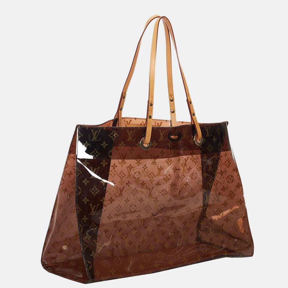 

Louis Vuitton Brown Monogram Vinyl Cabas Cruise