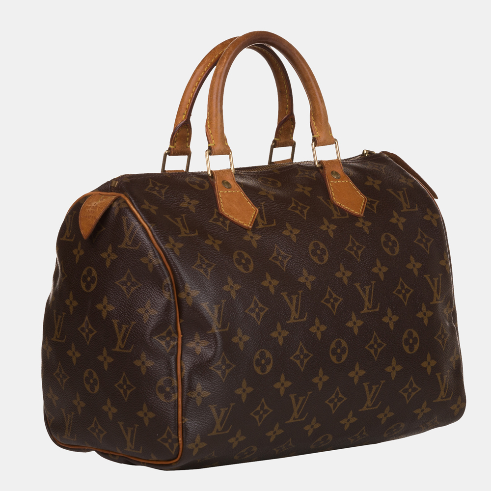 

Louis Vuitton Brown Monogram Speedy 30