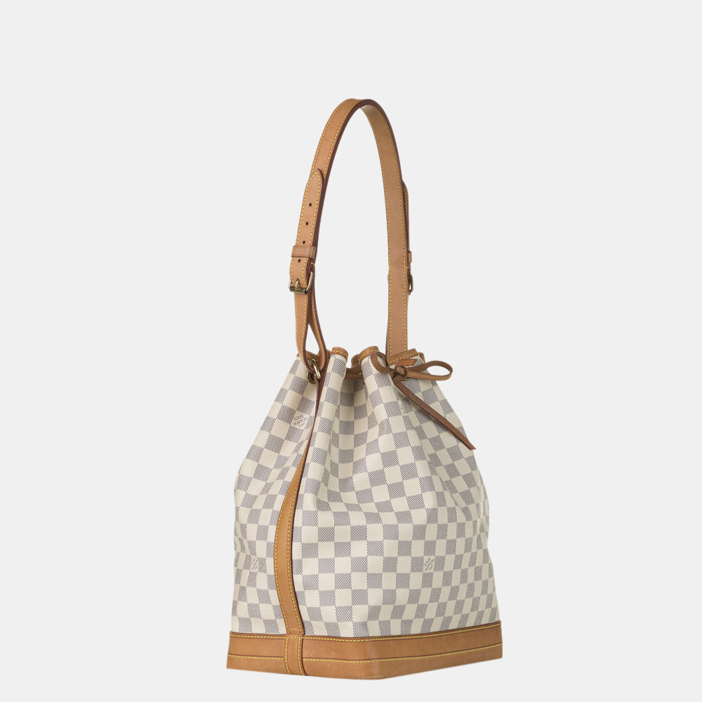 

Louis Vuitton White/Blue Damier Azur Noe