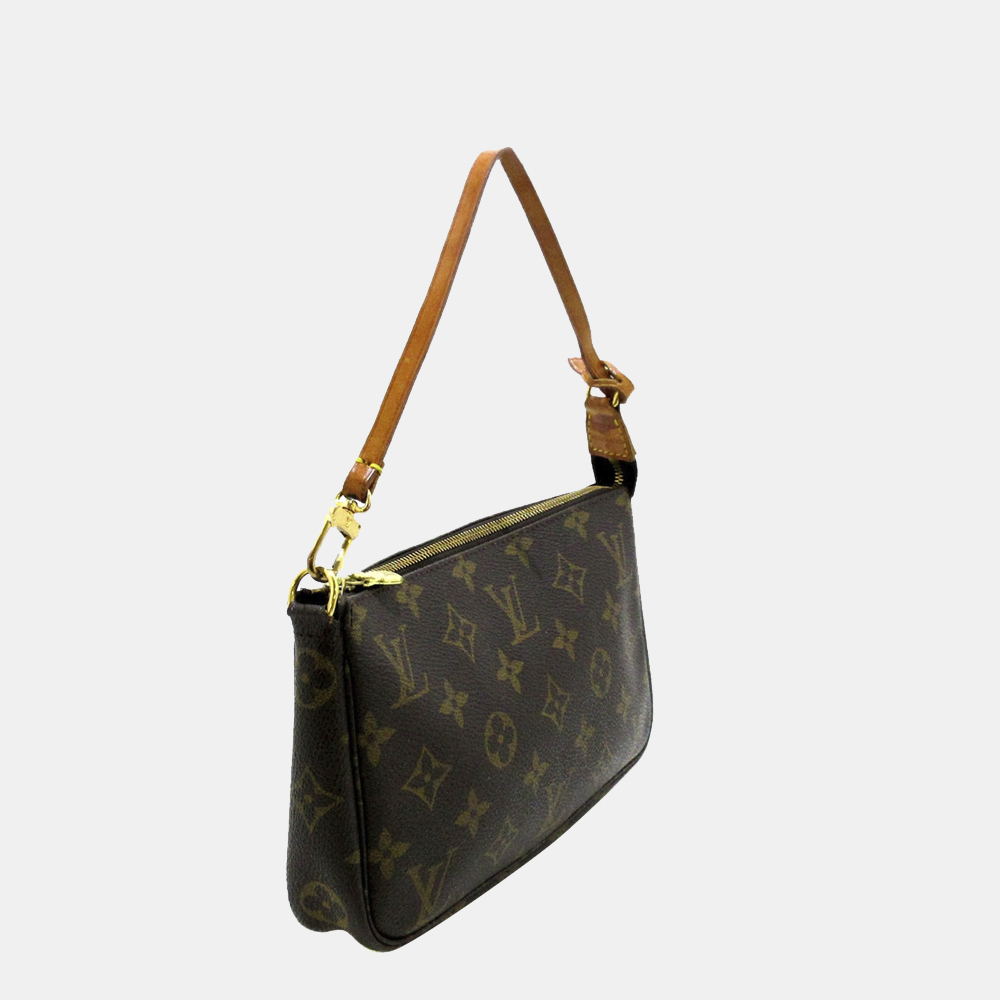 

Louis Vuitton Brown Monogram Pochette Accessoires