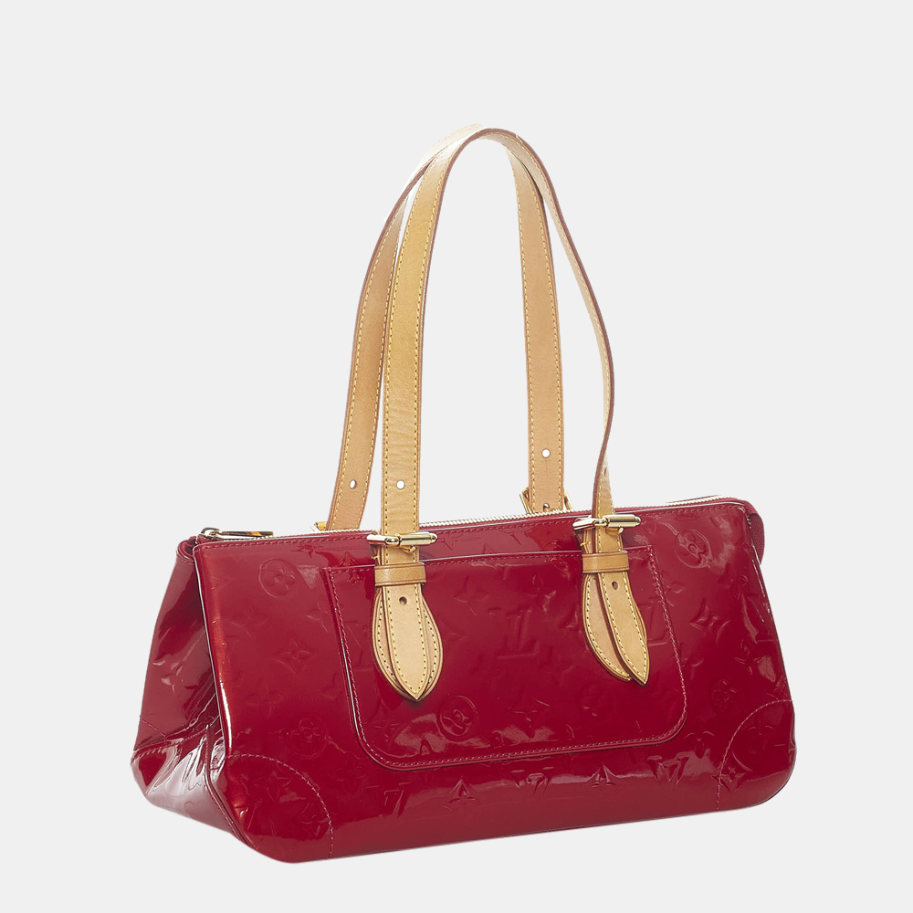 

Louis Vuitton Brown/Red Vernis Rosewood