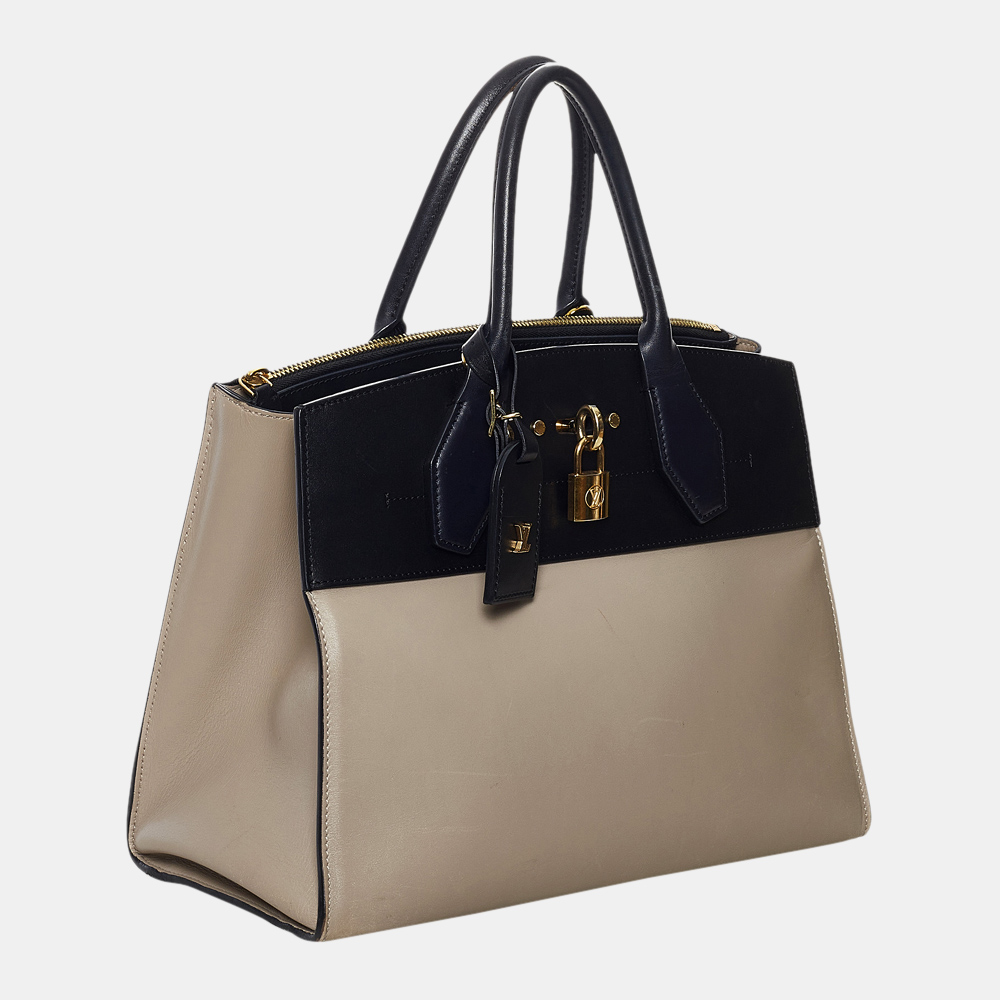 

Louis Vuitton Black/Grey City Steamer MM