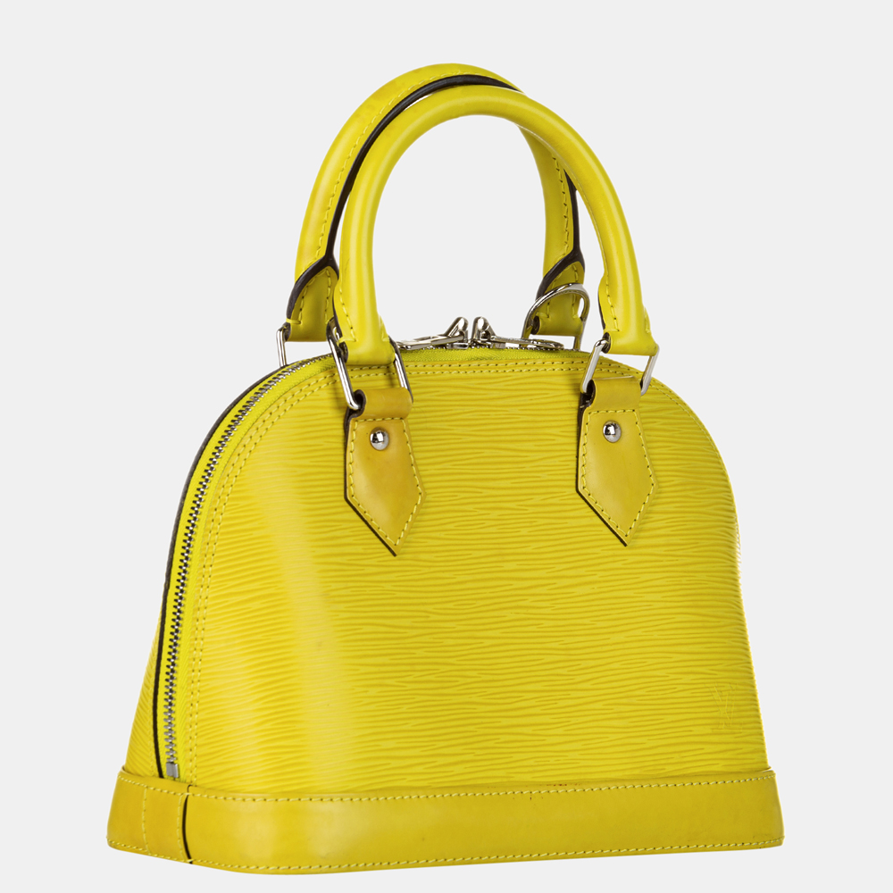 

Louis Vuitton Yellow Epi Alma BB