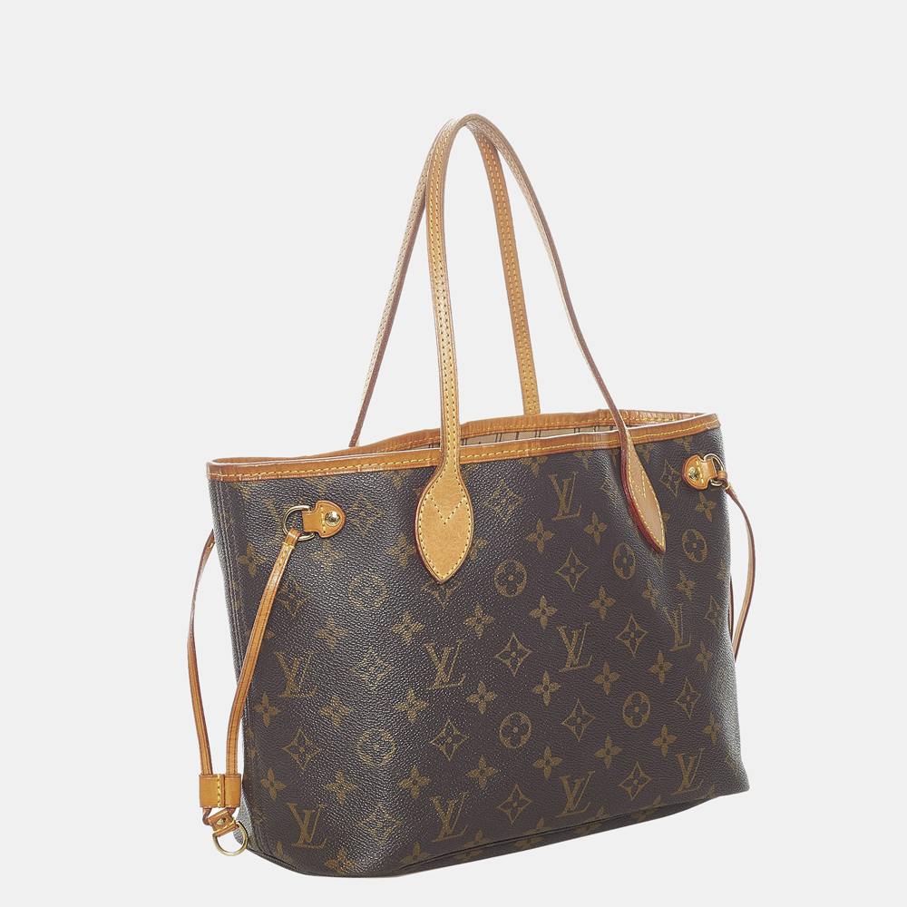 

Louis Vuitton Brown Monogram Neverfull PM
