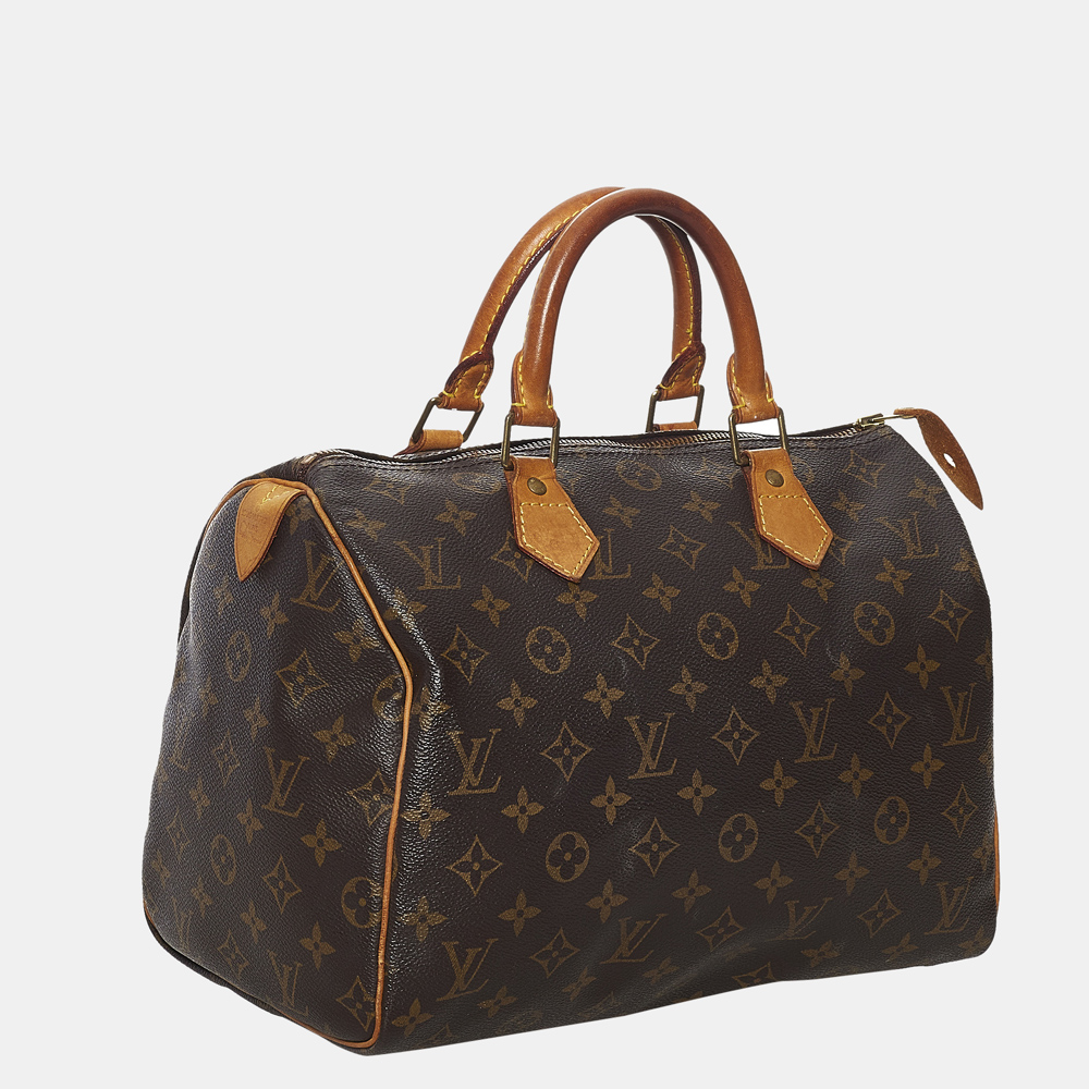 

Louis Vuitton Brown Monogram Speedy 30