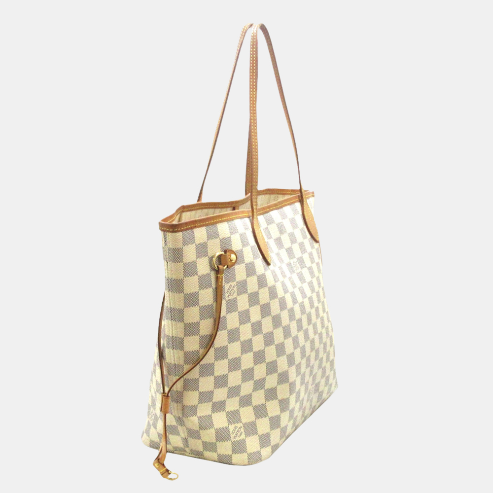 

Louis Vuitton Blue/White Damier Azur Neverfull MM