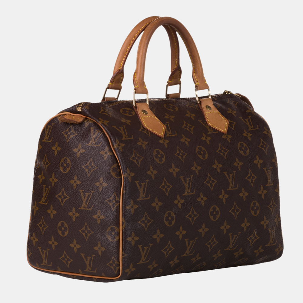

Louis Vuitton Brown Monogram Speedy 30