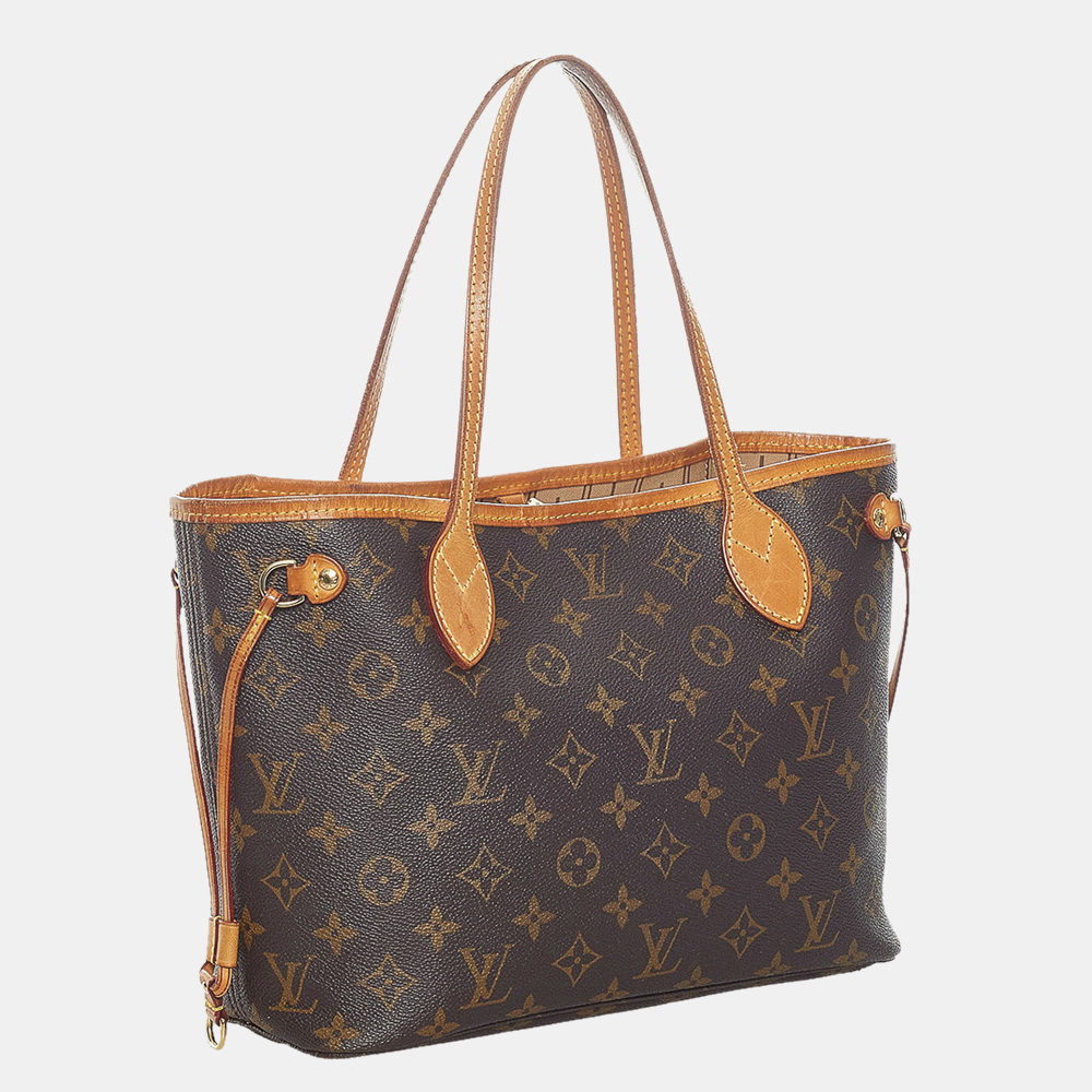 

Louis Vuitton Brown Monogram Neverfull PM