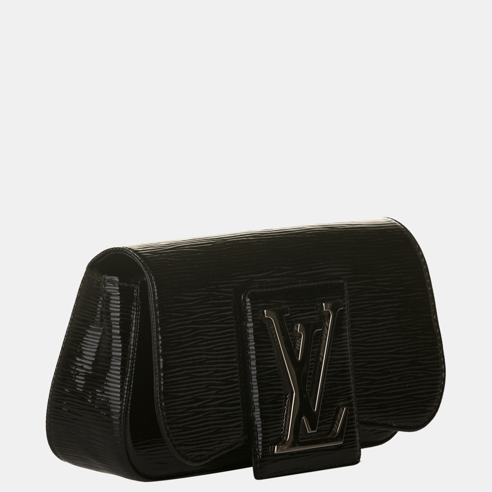 

Louis Vuitton Black Electric Epi Sobe Clutch