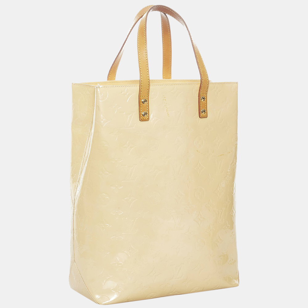 

Louis Vuitton Brown/Beige Vernis Reade MM