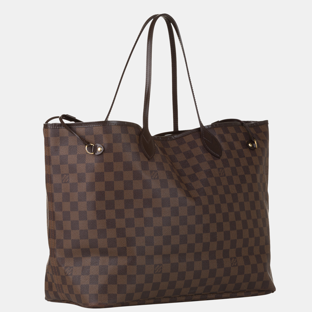 

Louis Vuitton Brown Damier Ebene Neverfull GM