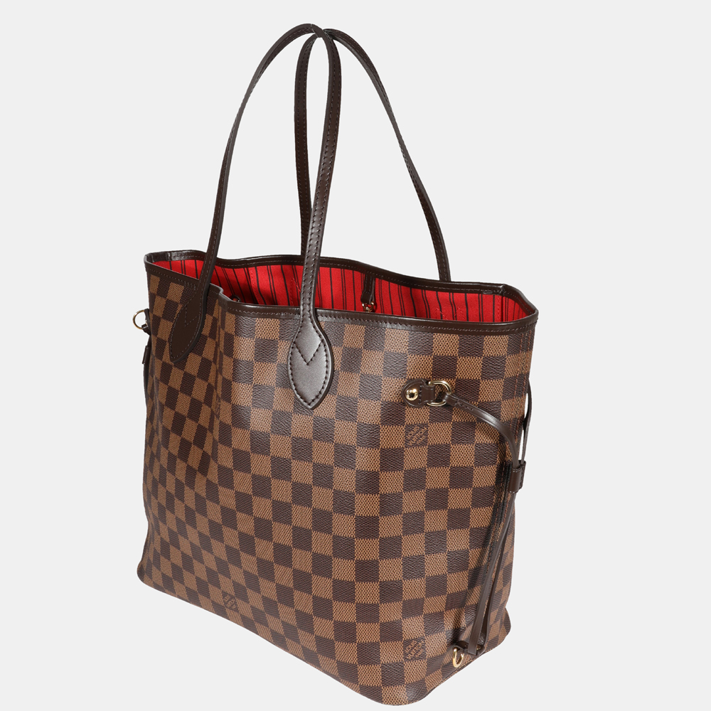 

Louis Vuitton Damier Ebene Canvas Neverfull MM Bag, Brown