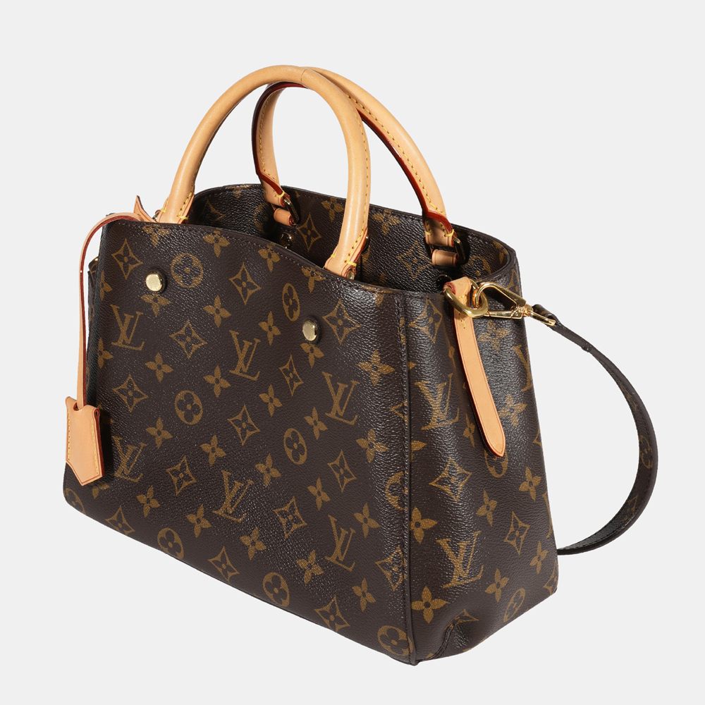 

Louis Vuitton Monogram Canvas Montaigne BB Bag, Brown