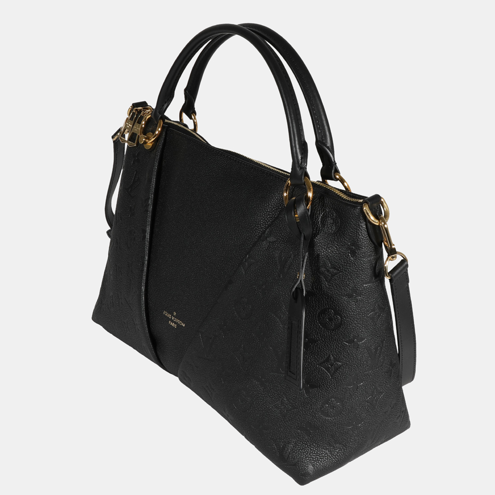 

Louis Vuitton Black Monogram Empreinte V Tote MM Bag