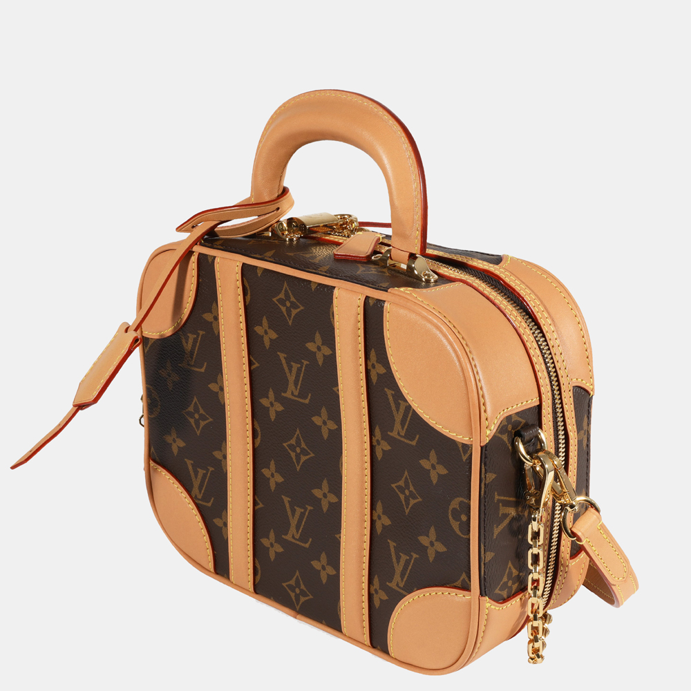 

Louis Vuitton Monogram Canvas Valisette PM Bag, Brown