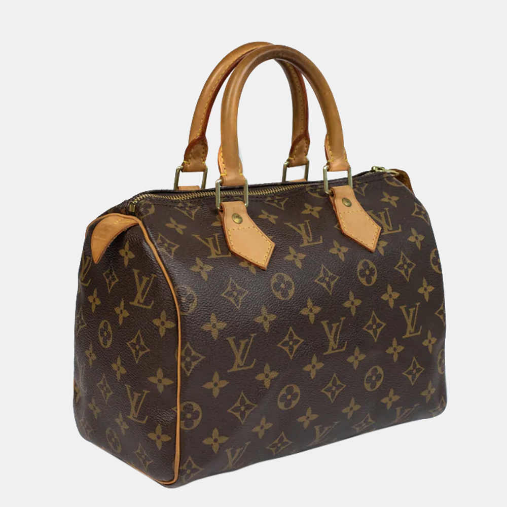 

LOUIS VUITTON Speedy 25 Handbag in Brown Monogram Canvas