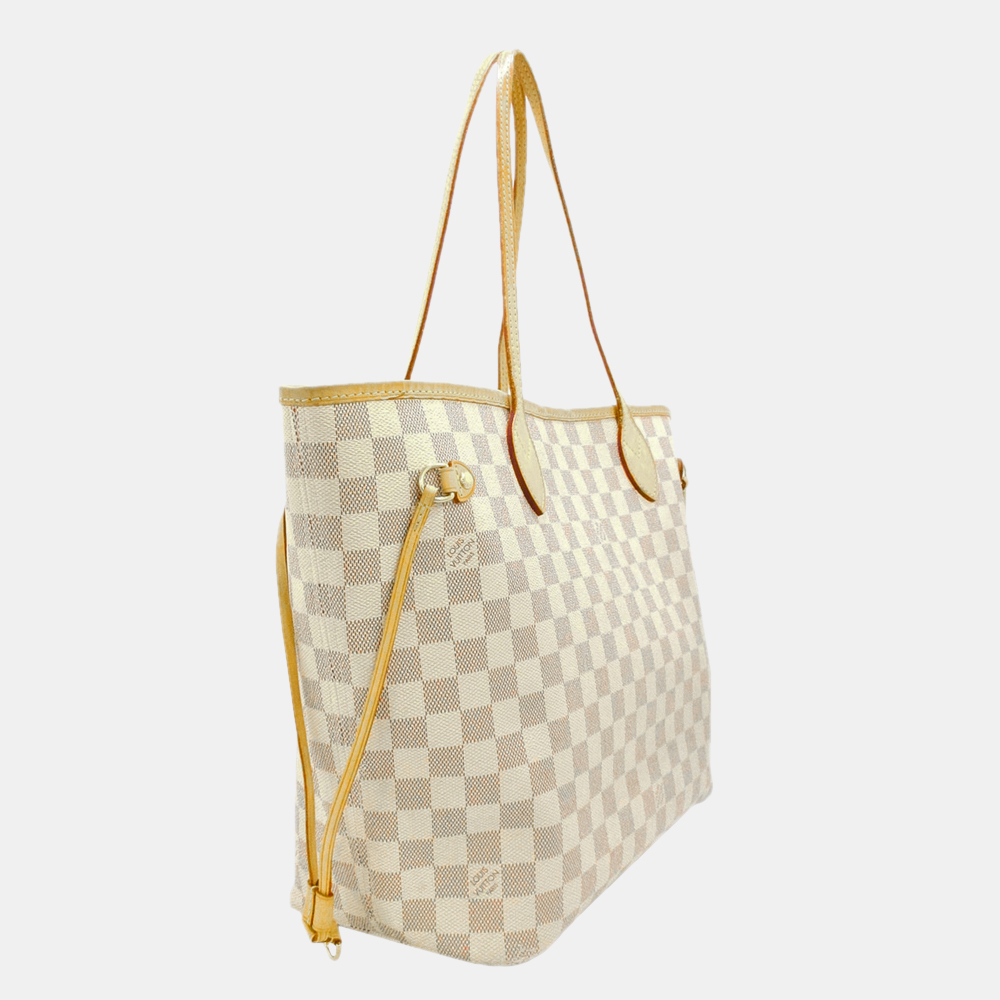 

Louis Vuitton Blue/White Damier Azur Neverfull MM