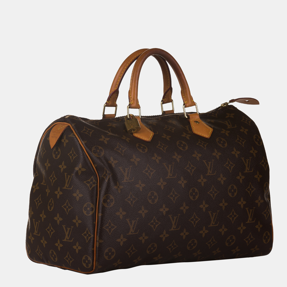 

Louis Vuitton Monogram Speedy 35, Brown