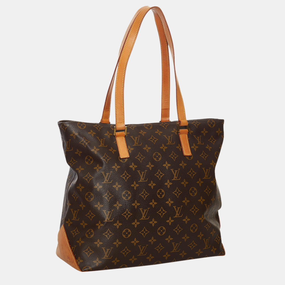 

Louis Vuitton Brown Monogram Cabas Mezzo