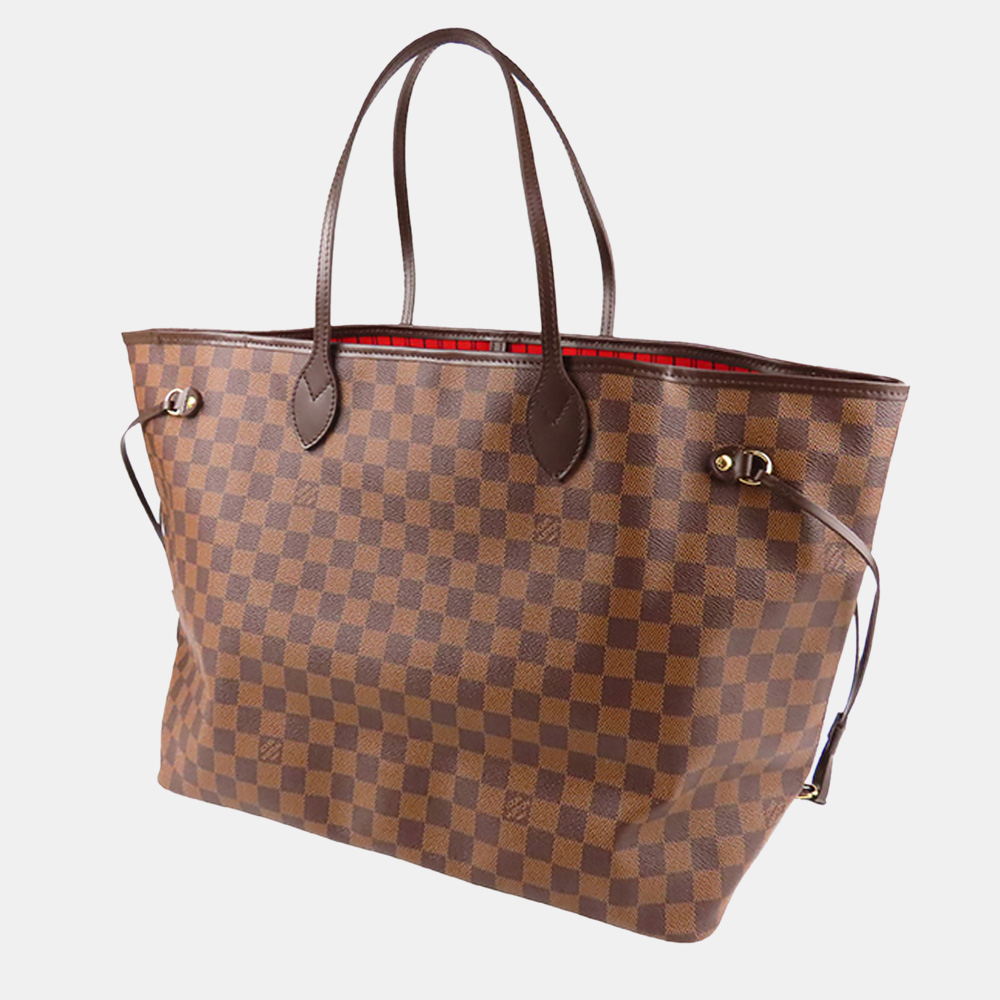 

Louis Vuitton Brown Damier Ebene Neverfull GM