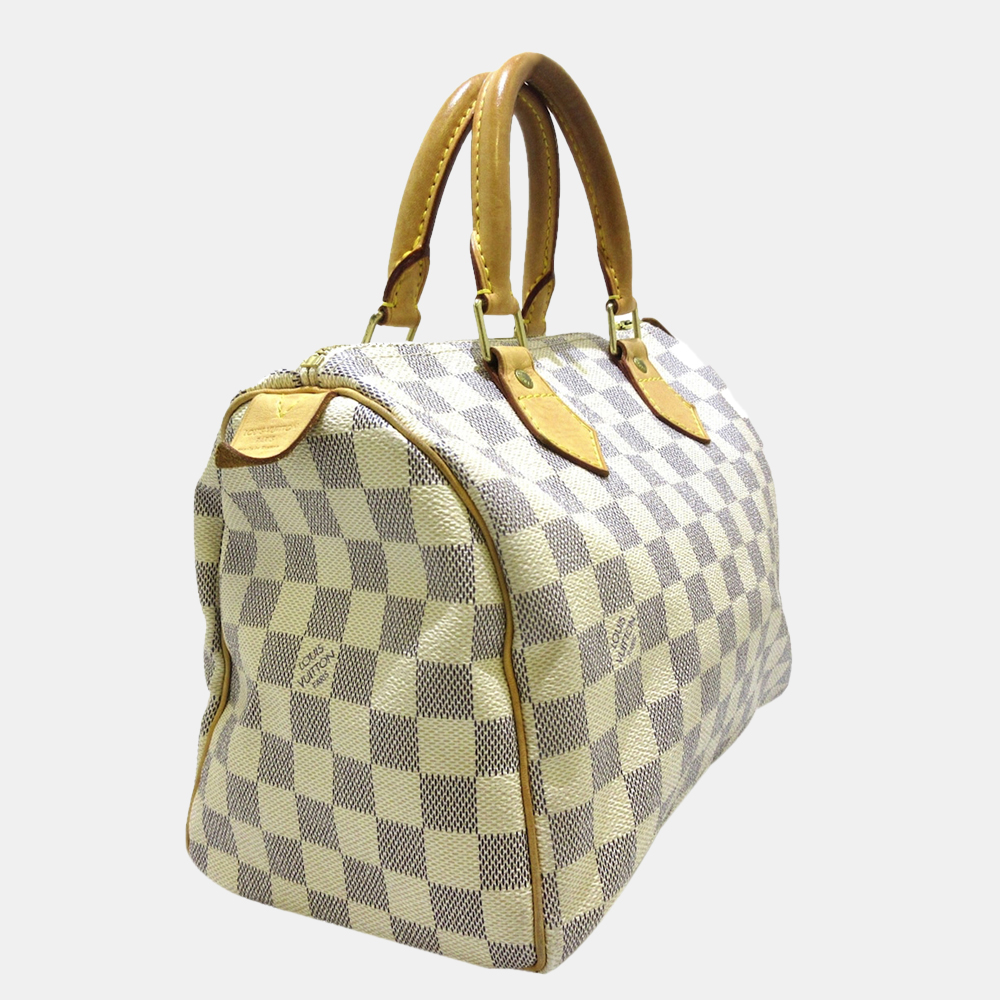 

Louis Vuitton Blue/White Damier Azur Speedy 25