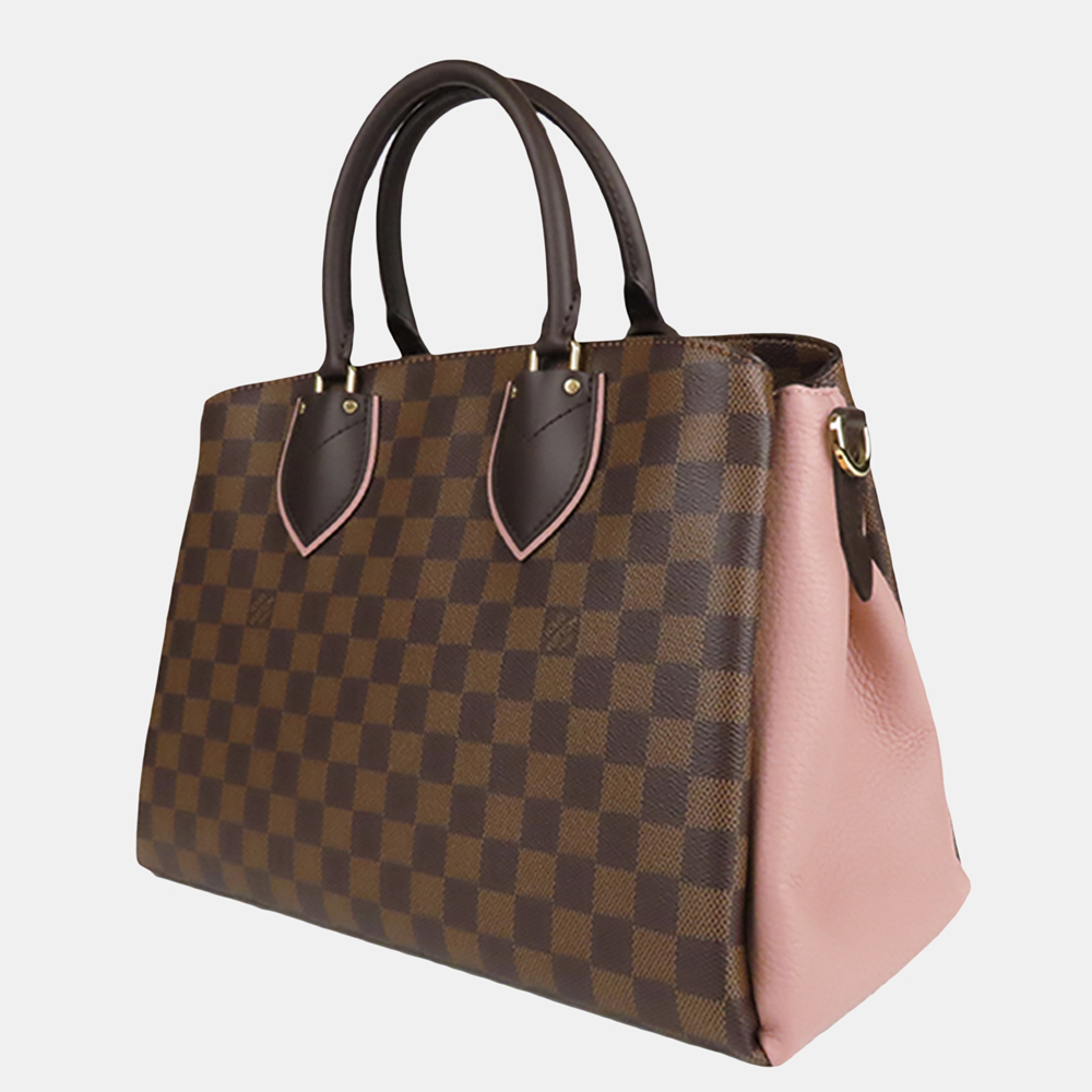 

Louis Vuitton Brown/Pink Damier Ebene Normandy