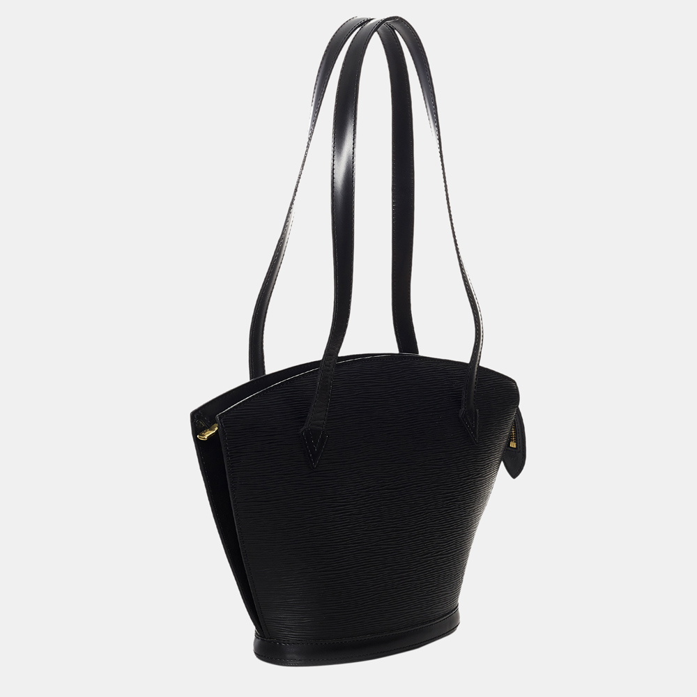 

Louis Vuitton Black Epi Saint Jacques Long Strap PM