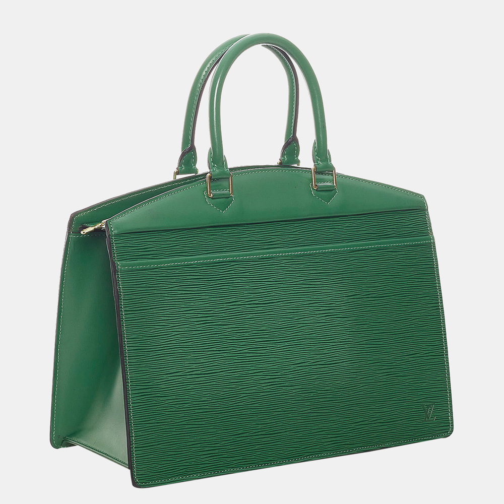 

Louis Vuitton Green Epi Riviera